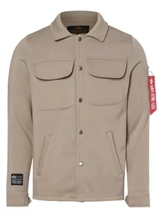 Alpha Industries - Koszula męska, beżowy - Kurtki męskie - miniaturka - grafika 1