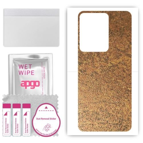 folia naklejka skórka strukturalna na TYŁ do Vivo V30 Lite - Zardzewiała Miedź - apgo SKINS