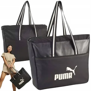 TORBA NA RAMIĘ PUMA SPORTOWA MATERIAŁOWA TOREBKA MIEJSKA POJEMNA SHOPPER - Torby męskie - miniaturka - grafika 1