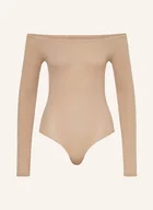 Body - Alaïa Body Z Odkrytymi Ramionami braun - miniaturka - grafika 1