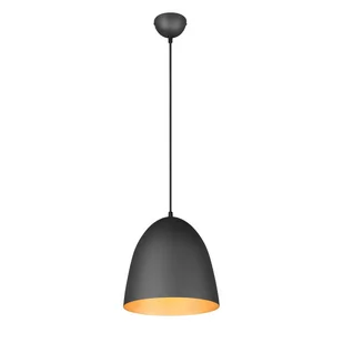 Trio Rl Tilda R30661080 lampa wisząca zwis 1x40W E27 czarna/złota - Lampy sufitowe - miniaturka - grafika 1