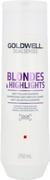 Szampony do włosów - Goldwell Dualsenses Blonde & Highlights Szampon neutralizujący 250 ml - miniaturka - grafika 1