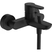 Baterie wannowe i prysznicowe - Bateria wannowa Czarna Stamis Hansgrohe - miniaturka - grafika 1