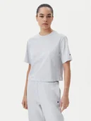 Koszulki i topy damskie - Champion T-Shirt 117874 Szary Regular Fit - miniaturka - grafika 1