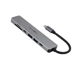 Reinston USB-C 7w1 EHUB05 - Huby USB - miniaturka - grafika 2