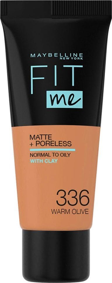 Maybelline Maybelline, Fit Me Matte + Poreless, Liquid Foundation, 336, Warm Olive, 30 ml For Women