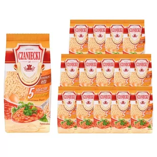 Czaniecki Makaron 5 jajeczny popularny w kształcie ryżu 250 g x14 sztuk - Makaron - miniaturka - grafika 1