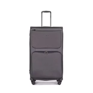 Stratic Bendigo Light Plus 4-rolkowa walizka na kółkach, 84 cm, kieszeń na laptopa, czarny, 84 cm, L Długi - Walizki - miniaturka - grafika 1