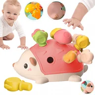 Zabawki sensoryczne - JEŻ MANIPULACYJNY RÓŻOWY SENSORYCZNY - miniaturka - grafika 1