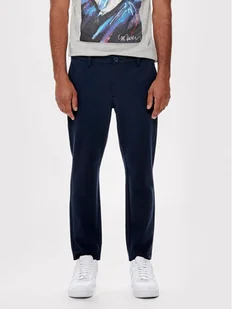 Only & Sons Chinosy Mark 22013727 Granatowy Slim Fit - Spodnie męskie - miniaturka - grafika 1