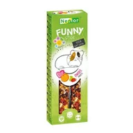 Przysmaki dla gryzoni - Nestor KOLBA GRYZOŃ FUNNY OWOCE 110g ZH_01441 - miniaturka - grafika 1