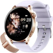Smartwatch - Zegarek Damski SMARTWATCH Rubicon RNCE81 rozmowy fiolet/roseold - miniaturka - grafika 1