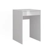 Toaletki - Vicco Stół do toalety Sherry, Biały/biały wysoki połysk, 51.4 cm - miniaturka - grafika 1