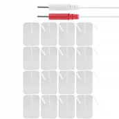 Masażery - Elektrody Żelowe Tens Ems 5X9 Cm Nakładki Pady Do Elektrostymulatora 16 Szt - miniaturka - grafika 1