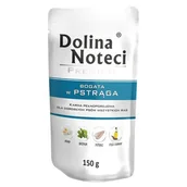 Mokra karma dla psów - Dolina Noteci PREMIUM BOGATA W PSTRĄGA DOYPACK 150 G - miniaturka - grafika 1
