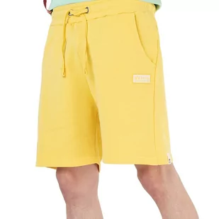 Spodenki Alpha Industries Organics Jogger Short 106365647 - żółte - Spodnie sportowe męskie - miniaturka - grafika 1