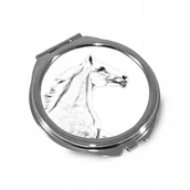 Lusterka do makijażu - Koń Czeski warmblood Lusterko kieszonkowe składane - miniaturka - grafika 1