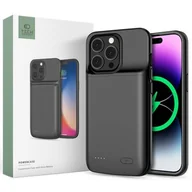 Etui i futerały do telefonów - Tech-Protect Etui PowerCase do Apple iPhone 14/14 Pro Czarny - miniaturka - grafika 1