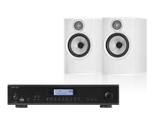 Zestawy stereo - Rotel A12 MKII (czarny) + 606 S3 (biały) - miniaturka - grafika 1