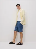 Spodenki męskie - Reserved - Jeansowe szorty jogger - granatowy - miniaturka - grafika 1