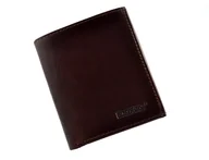 Portfele - BARTEX 10201M skórzany portfel męski brąz ochrona RFID Polska marka - miniaturka - grafika 1