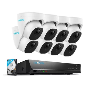 Zestaw Rejestrator 16-kanałowy z 8 kamerami 8MP POE oraz dyskiem 3TB - Rejestratory do monitoringu - miniaturka - grafika 2