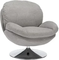 Fotele - FOTEL BRIGITTE CHROM STELAŻ / BREGO SZARY 07 - miniaturka - grafika 1