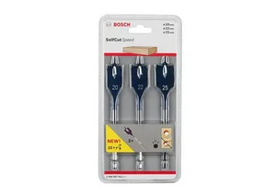 Bosch 3-częściowy zestaw płaskich Self Cut Speed 20,0; 22,0; 25,0 mm 260 - Wiertła - miniaturka - grafika 1