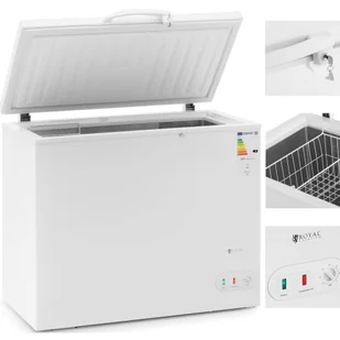 Zamrażarka skrzyniowa - 190 l - Royal Catering - 58 W RCFZ-205 - Szafy i witryny chłodnicze - miniaturka - grafika 1