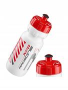 Shakery i bidony sportowe - Bidon rowerowy RACEONE XR1 600 ml biało-czerwony - miniaturka - grafika 1