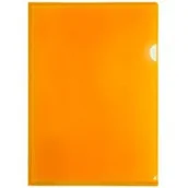 Ofertówki - Tetis Obwoluta A4 PP "L" grubość 0.14mm pomarańczowa (12) BT615-P - miniaturka - grafika 1