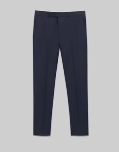 spodnie galatro 01 granatowy slim fit - Spodnie męskie - miniaturka - grafika 1