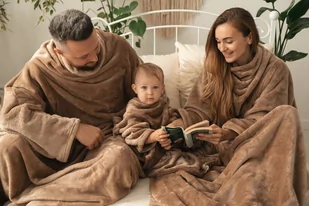 Koc 150 x 210 Mikrofibra z Rękawami Kangoo 17 - Koce - miniaturka - grafika 2