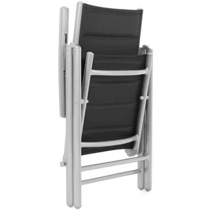 Krzesło ogrodowe aluminiowe Ibiza Grey / Window Grey - Fotele i krzesła ogrodowe - miniaturka - grafika 3