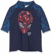 Kąpielówki dla chłopców - Speedo chłopięca Marvel Spiderman Sun Top, Spideyhead granatowy/lawowy czerwony, 6YRS - miniaturka - grafika 1