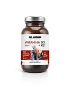 Witaminy i minerały - Big Nature D3 + K2 - suplement diety 150 kaps. - suplement - miniaturka - grafika 1