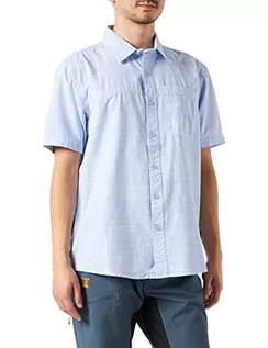 Koszule męskie - Trespass Mens saratov Woven 100% cotton Chest Pocket Button Shirt MATOSBM10001_CHBXS - grafika 1
