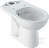 Miski WC - Stojąca miska WC Selnova do spłuczki nasadzanej, lejowa, B35.6 cm, H39 cm, T66.5 cm, odpływ poziomy, Rimfree - miniaturka - grafika 1