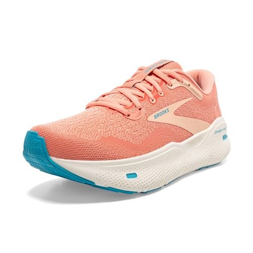 Brooks Ghost MAX, Kapcie damskie, Papaya Apricot Blue, 38 EU, Papaja Apricot Blue, 38 EU