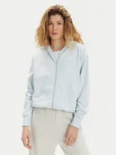 Bluzy damskie - The North Face Bluza Simple Dome NF0A87E3 Błękitny Regular Fit - miniaturka - grafika 1