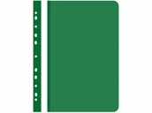 Teczki i skoroszyty - TIERRA Skoroszyt wpinany sztywny PCV zielony a'10 SKWA4/ZIEL - miniaturka - grafika 1