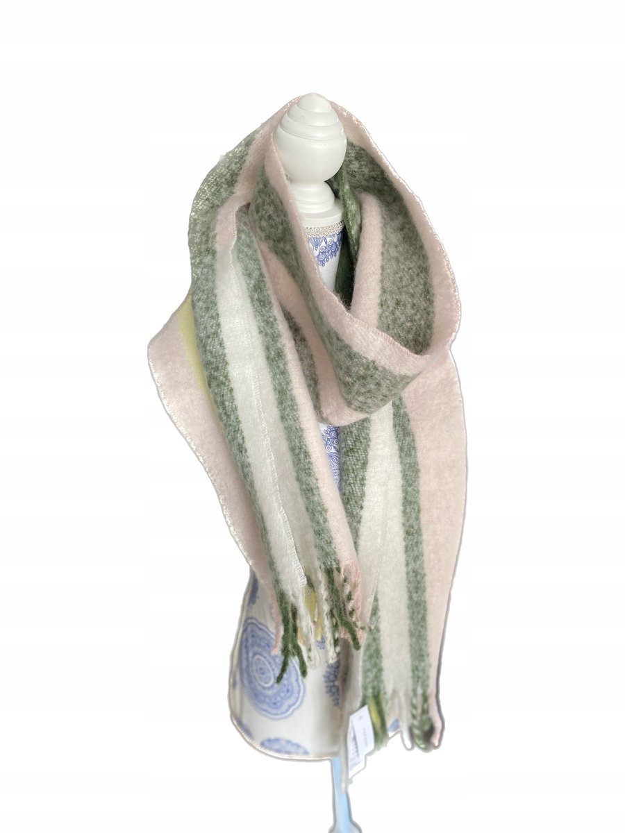 Szalik damski pasy TOPSHOP wym. 200x31 cm