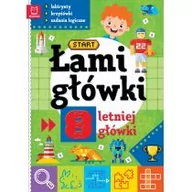 Łamigłówki - AKSJOMAT Łamigłówki 8-letniej główki. Labirynty, krzyżówki, zadania logiczne - Opracowanie zbiorowe - miniaturka - grafika 1