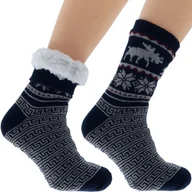 Skarpetki męskie - Wyjątkowe Męskie Skarpetki Zimowe Norweski Design 41-46 - miniaturka - grafika 1