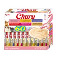 Przysmaki dla kotów - INABA  Churu dla kota - mix smaków z tuńczykiem 60x14g - miniaturka - grafika 1