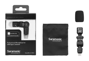 Saramonic mikrofon pojemnościowy SmartMic UC Mini ze złączem USB-C 6971008025583 - Akcesoria fotograficzne - miniaturka - grafika 1