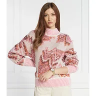 Swetry damskie - Marc Cain Sweter | Regular Fit | z dodatkiem wełny - miniaturka - grafika 1