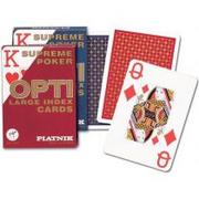 Powieści i opowiadania - Karty poker "Opti poker" PIATNIK - miniaturka - grafika 1