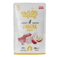 Mokra karma dla psów - BULT Tuf Tuf Karma mokra dla psa kaczka saszetka 500g - miniaturka - grafika 1