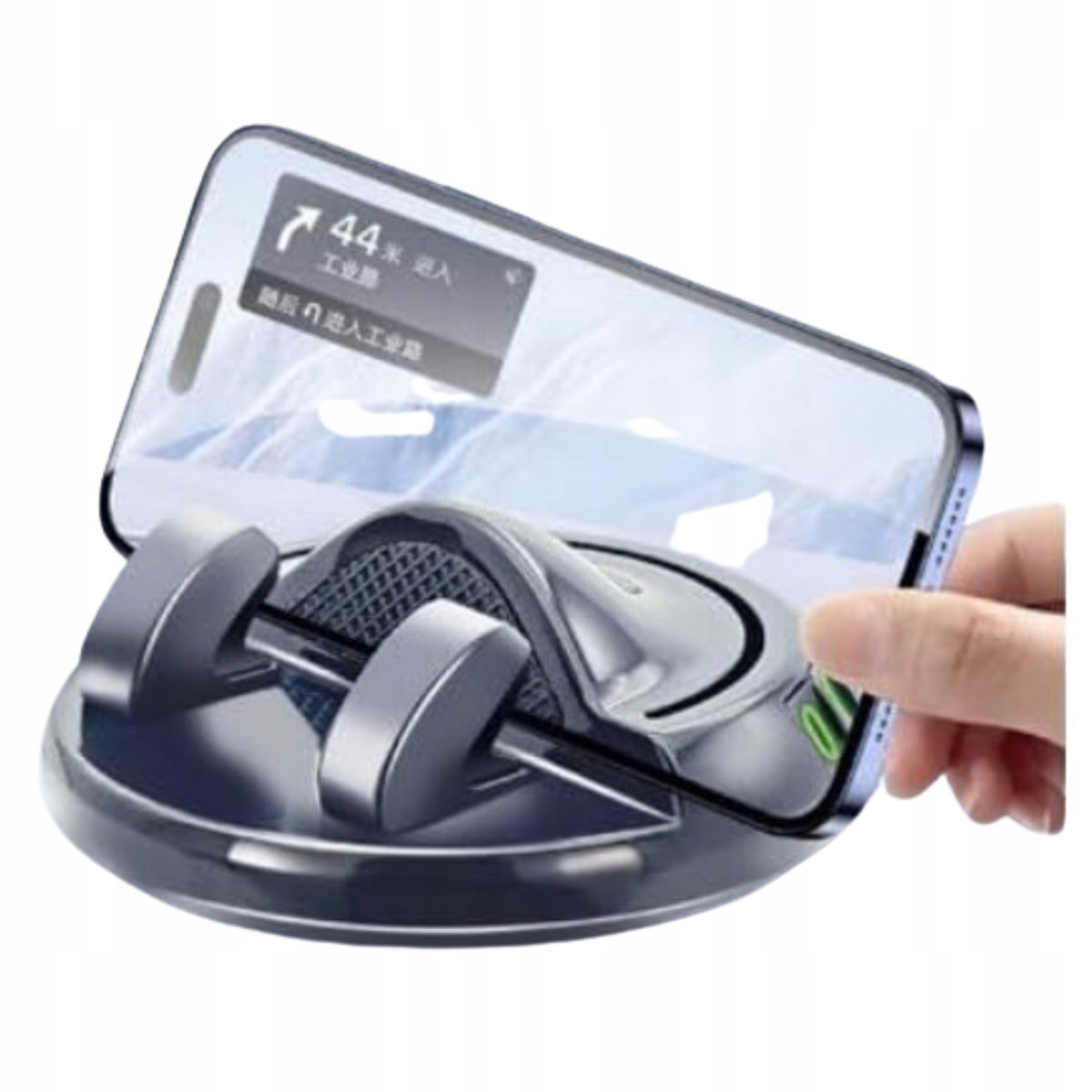 Uchwyt Samochodowy na Telefon 360° + Tabliczka Numer Telefonu 2w1